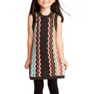 Missoni X Target Chevron Multicolor Knit Sleeveless Tank Dress Girls Large